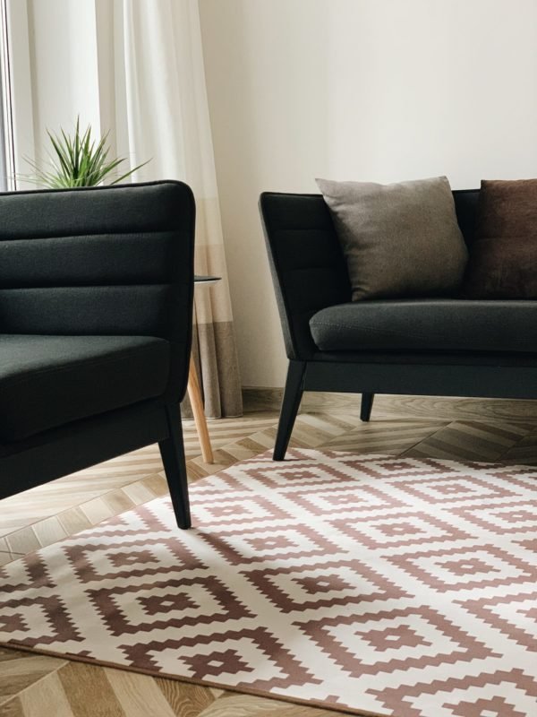 коврик в скандинавському стилі