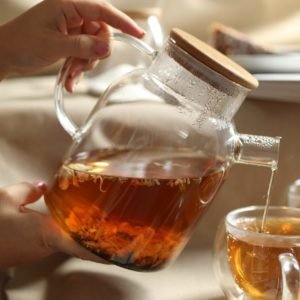 чайник скляний