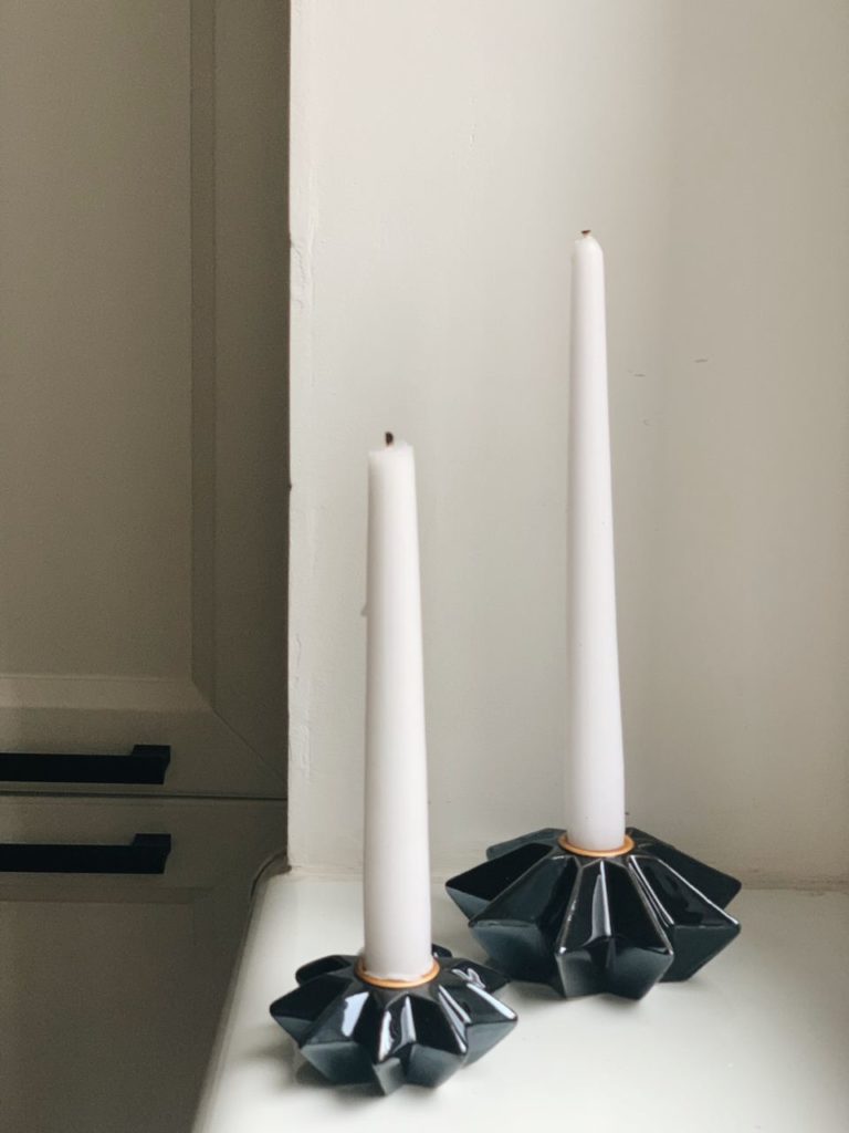 свічки класичні білі