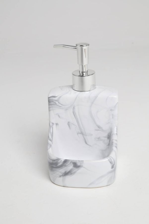 Мармуровий диспенсер для рідкого мила - Зображення 1
