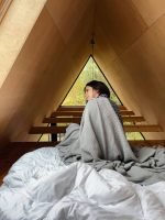 Плед сірий "Home me" - Зображення 2