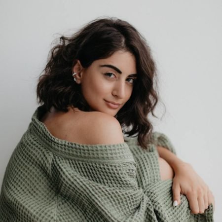 вафельний халат оливковий