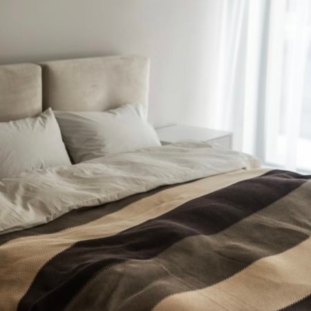 плед в смужку