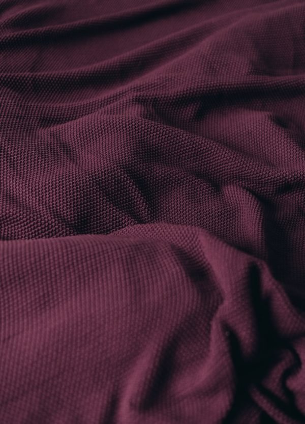 плед покривало на ліжко бордове