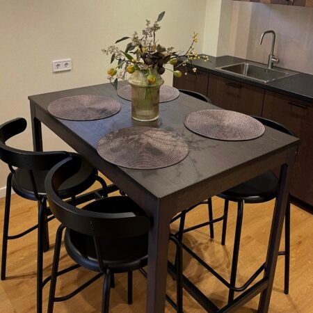 Круглі шоколадні підставки на стіл