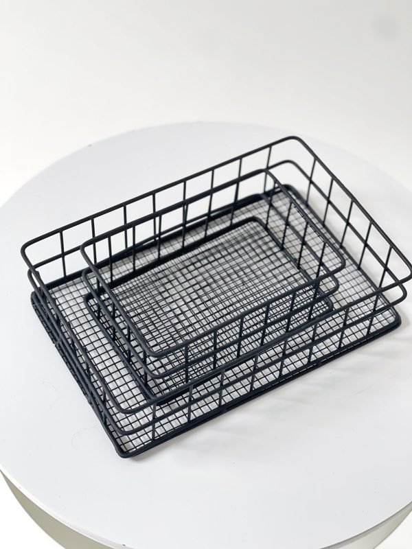 Маленька металева корзина - Зображення 3