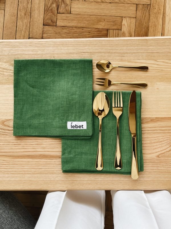 Набір столових приборів золотий - Зображення 1