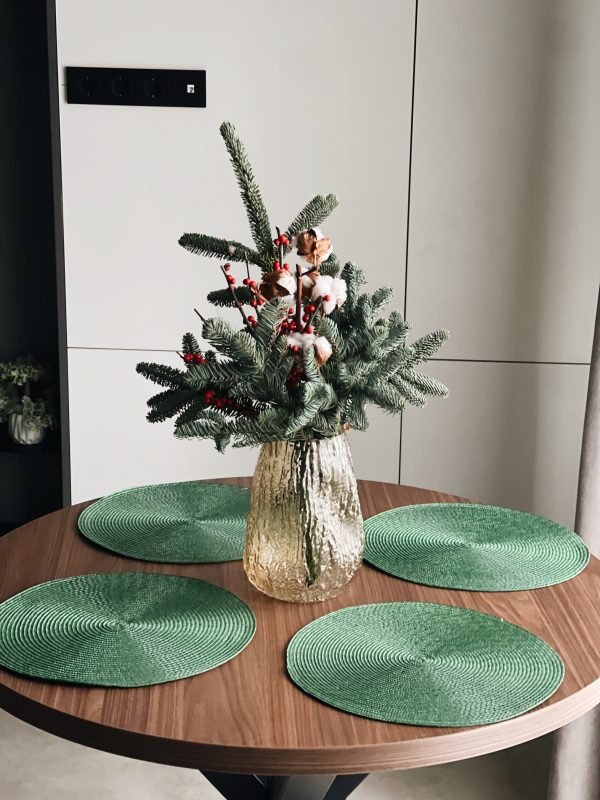 Зелені підставки на стіл - Зображення 1