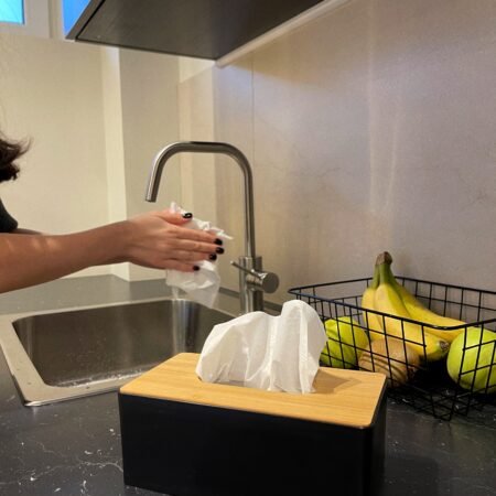 Бокс для серветок чорний