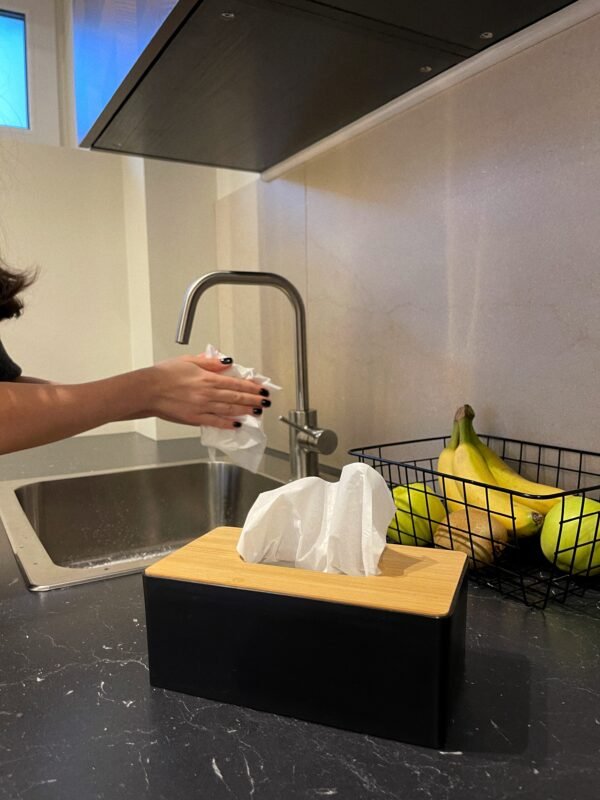 Бокс для серветок чорний - Зображення 1